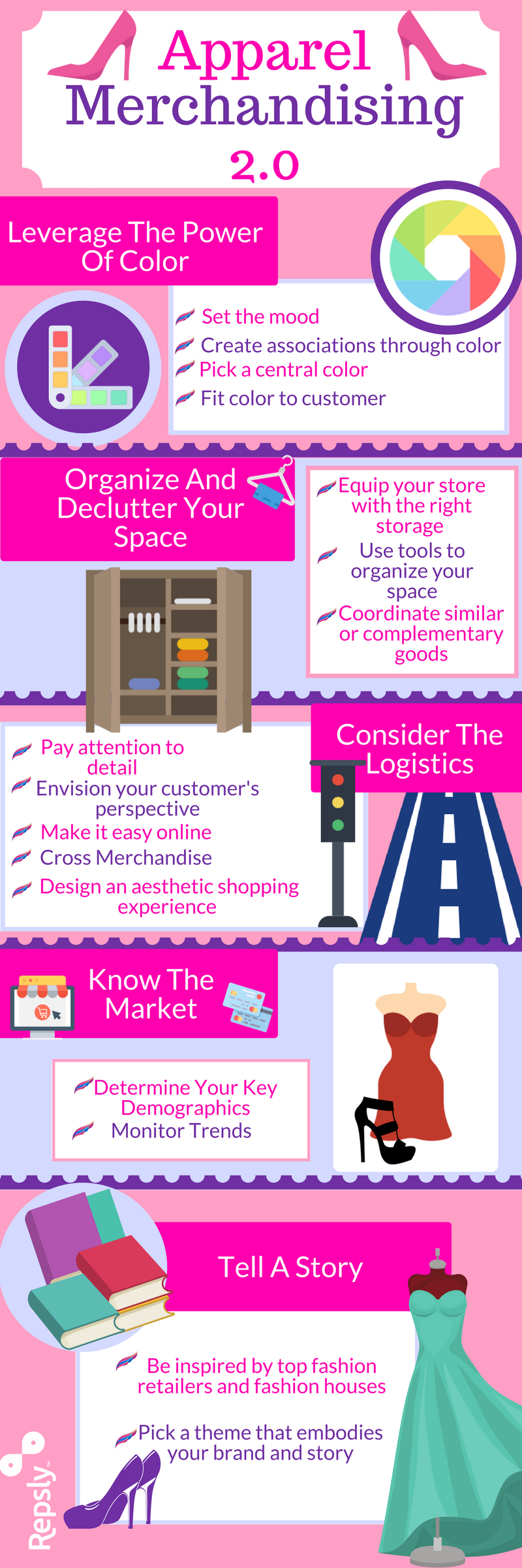 5 Tips For Better Apparel Merchandising And Marketing [Infographic]